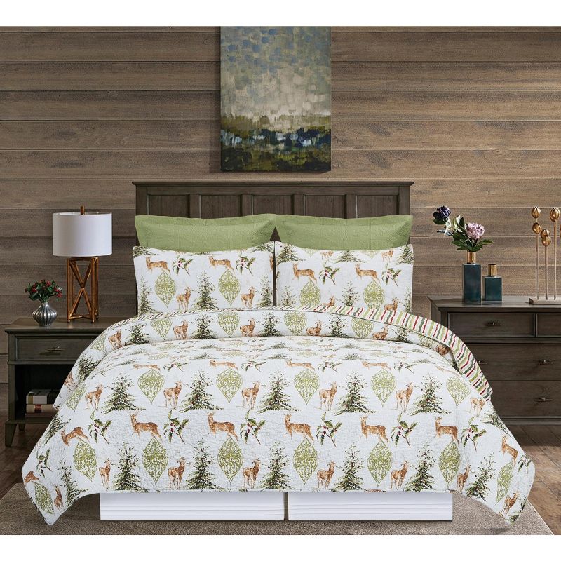 C&F Home Winter Trails Cotton Quilt Set  - Reversible and Machine Washable, 4 of 10