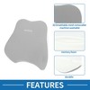 Unique Bargains Car Seat Lumbar Cushion Memory Foam Support Ergonomic Design - 2 of 4