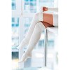 3 Pairs Women’s Colorful Thigh-High Over-the-Knee Boot Socks – Soft, Stretchy, Warm Knitted Stockings, Size 5-10 - 2 of 2