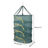 Unique Bargains Single Layer Drying Basket Emerald Green - 4 of 4