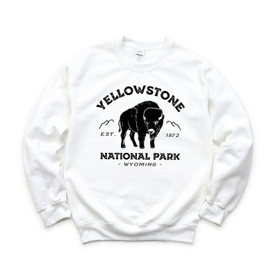 Simply Sage Market Women's Graphic Sweatshirt Vintage Yellowstone National Park