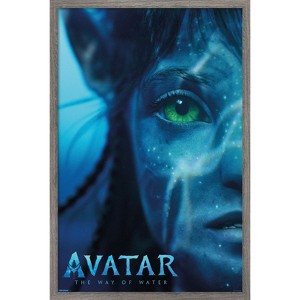 Trends International Avatar: The Way Of Water (2022) - Face One Sheet Framed Wall Poster Prints - 1 of 4