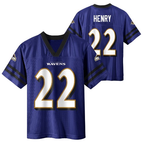Nfl Baltimore Ravens Boys Short Sleeve Henry Jersey Target