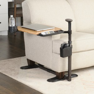 Signature Life Independence Tray Table, Bamboo Swivel TV Tray & Laptop Desk - 1 of 4