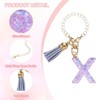 Unique Bargains Resin Lightweight Decorative Sparkling Purple Sequins Tumbler Cup Charm - 3 of 4