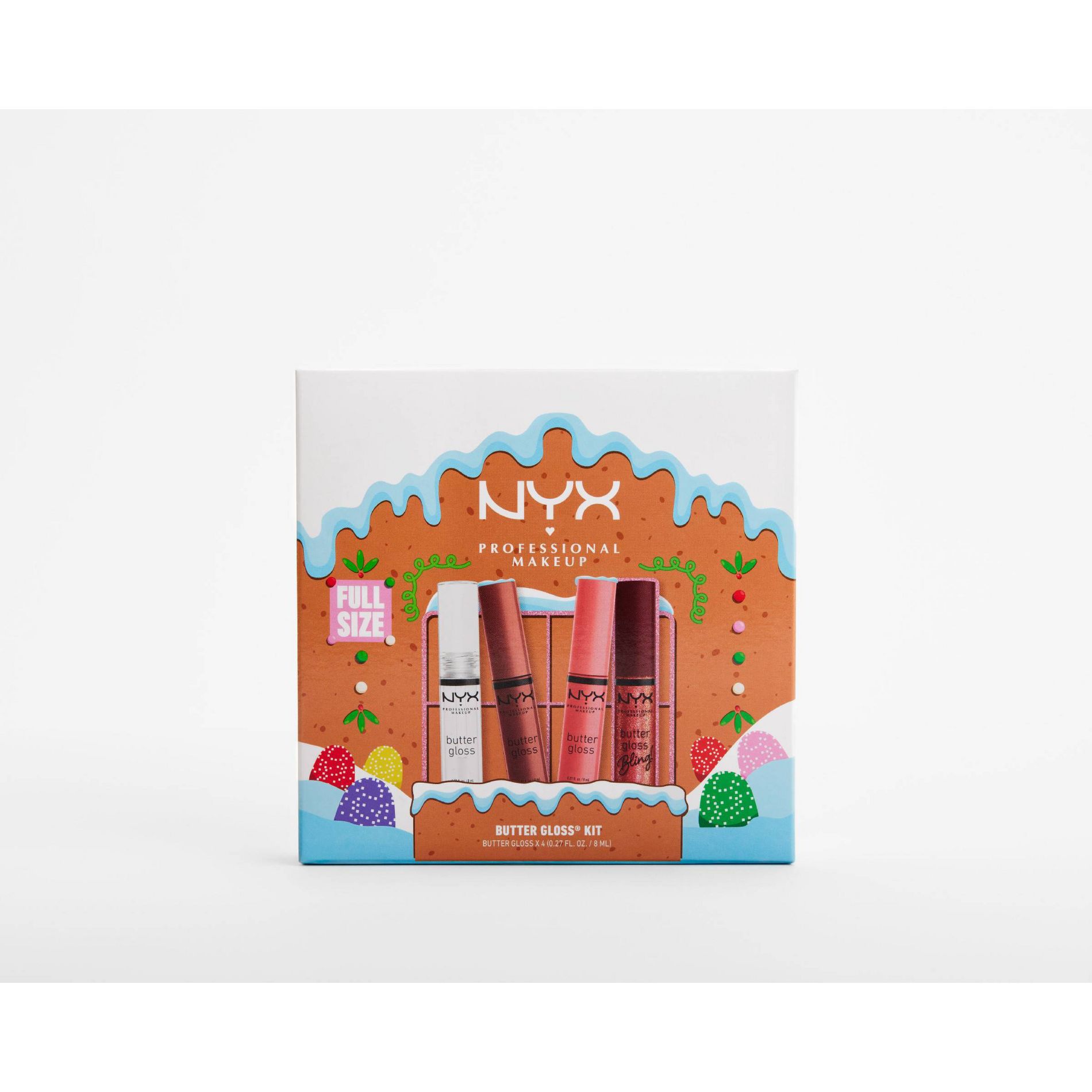 NYX Professional Makeup Butter Gloss Holiday Vault Lip Gloss Set - 4 pc