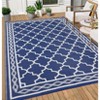 Outdoor Rugs, Patio Rugs - 9x18 Large Waterproof Reversible Plastic Straw Rug, Easy Cleaning for RV, Porch, Deck, Balcony, Camping - 3 of 4
