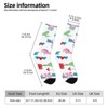 Love Arrow Hearts Women Printed Crew Socks Funny Funky Socks Soft Polyester Novelty Gifts for Artists Men - 2 of 4