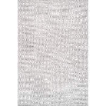 3'x5' Cotton Hand Loomed Lorretta Area Rug Taupe - nuLOOM