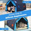 Costway Kids Bed Tent Play Tent Portable Playhouse Twin Sleeping w/Carry Bag Pink/Purple/Blue - 4 of 4