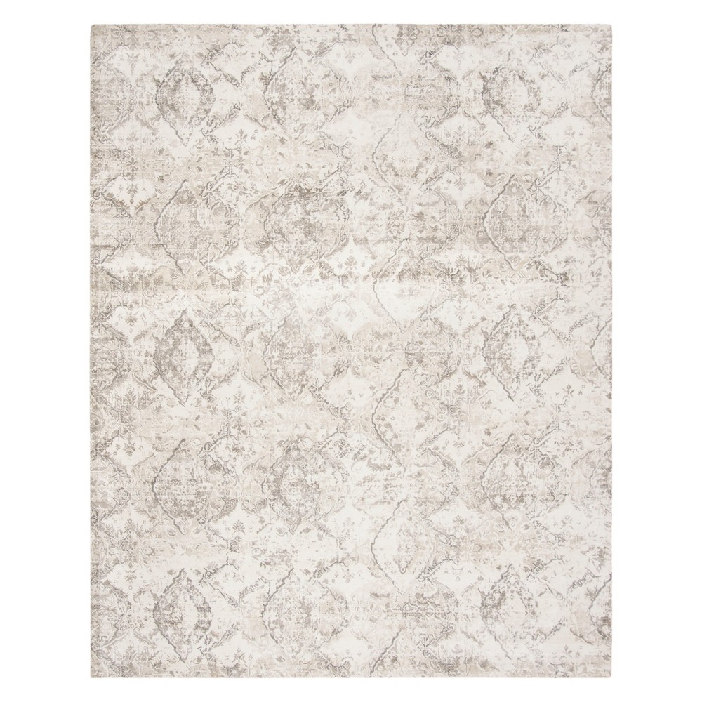 8'x10' Floral Area Rug Gray - Safavieh