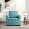 Whisen Convertible Pull Out Sofa Bed & Sleeper Chair, Adjustable Backrest with Thicked Cushions - 2 of 4