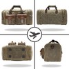 Waxed Canvas Duffle Bag - 50L Waterproof Weekender Overnight Travel Bag - 4 of 4