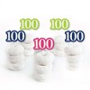 Big Dot of Happiness 100th Birthday - Cheerful Happy Birthday - Dessert Cupcake Toppers - One Hundredth Birthday Clear Treat Picks - Set of 24 - 2 of 4