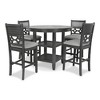 New Classic Furniture, Mitchell 5-Piece Solid Wood Counter Set - 2 of 4