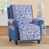 Collections Etc Butterfly Patchwork Furniture Protector - 2 of 4