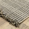 Captiv8e Designs Grimaldi Geometric Lines Beige/Black Indoor/Outdoor Rug - 3 of 4