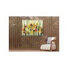 Cottage Garden West of The Wind September Sun Red, Yellow, Green 40 x 30 Inch Waterproof Gallery Wrapped Canvas, Outdoor Garden, Yard, Patio All - 2 of 2