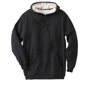 KingSize Men's Big & Tall High Pile Fleece-Lined Thermal Waffle Pullover Hoodie - 1 of 4