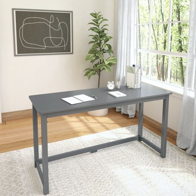 Plank+Beam Solid Wood Desk for Computer, Gaming, Study, Standing Desk for Home Office, 55"