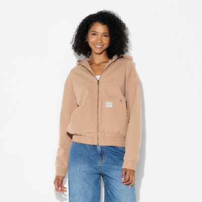 Women's Canvas Hooded Utility Jacket - Wild Fable | eBay