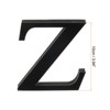 Unique Bargains Home Decoration Self-Adhesive 3D Acrylic Alphabet Mirror Wall Stickers Black - 2 of 3