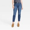 Women's High-Rise Slim Straight Jeans - Universal Thread™ Dark Wash - image 4 of 4