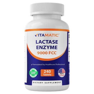 Lactase Enzyme 9000 FCC - 240 Tablets
