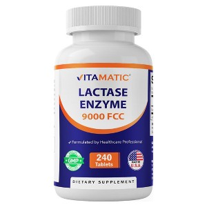 Lactase Enzyme 9000 FCC - 240 Tablets - 1 of 4