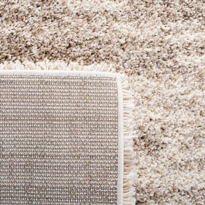 Hudson Shag SGH206 Power Loomed Area Rug - Ivory/Beige - 5'3"x7'6" - Safavieh.
