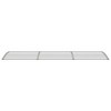 vidaXL Door Canopy Black and Transparent 39.4 in.x31.5 in. Polycarbonate - 3 of 4