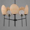 Maxim Lighting Maldives 5 - Light Chandelier in  Black - 3 of 4