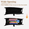 Unique Bargains Mesh Style Pencil Pouch with Large Capacity for Office Supplies 1 Pc - 4 of 4