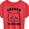 Women's - Instant Message - Cat Lovers Short Sleeve Graphic T-Shirt - 2 of 4