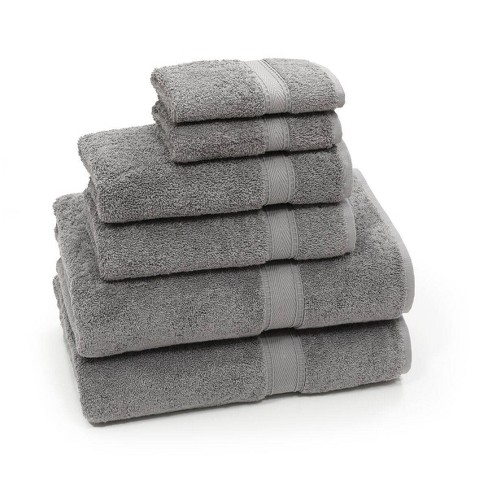 Linum Home Textiles Denzi Bath Towels - Set of 4 - Grey