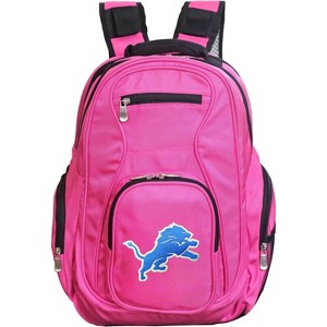 NFL Detroit Lions Premium 19" Laptop Backpack - Pink - 1 of 1