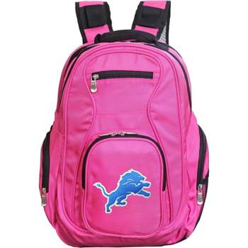 NFL Detroit Lions Premium 19" Laptop Backpack - Pink