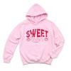 S.W.Smiley Sweet Heart Distressed - Women's Graphic Hoodie - 2 of 3