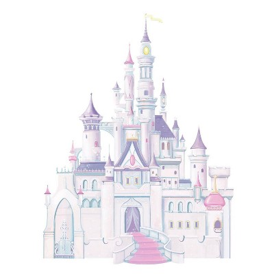 Disney Princess Princess Castle Peel And Stick Giant Wall Decal : Target