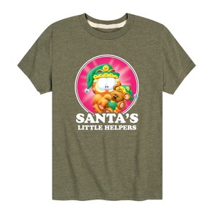 Boys' - Garfield - Santas Little Helpers Short Sleeve Graphic T-Shirt - 1 of 4