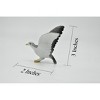 Collectible Wildlife Gifts | Seagull, Very Nice Rubber Reproduction, Hand Painted     3"    F614 B132 - 3 of 4