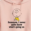 Women's - Peanuts - What's Going On Cropped Graphic Hoodie - 2 of 4