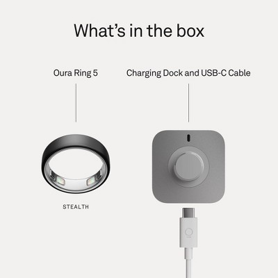 Oura Ring 5 Stealth - Size 11