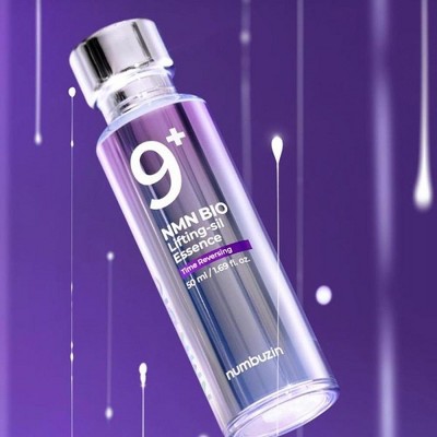 Numbuzin 9+ NAD BIO Lifting-Sil Essence (1.69 oz) Time Reversing | anti-aging ingredients to revitalize & lift your facial skin complexion