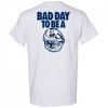 Mens Busch Latte Bad Day To Be a Can Light Grey Front and Back Print T-Shirt - 3 of 4
