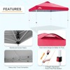 EAGLE PEAK Pop Up Canopy Tent with Wheeled Carry Bag, 12x12 ft, 144sqft of Shade - 4 of 4