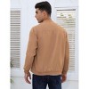 Coolmee Men's Bomber Jacket Lightweight Casual Stylish Light Flight Jacket Windbreaker Varsity Jackets - 4 of 4