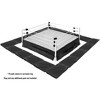 Set of 10 Black Wrestling Ring Floor Mats for WWE & AEW Wrestling Action Figures - 2 of 2