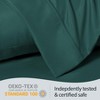 LuxClub 2 PC Performance Microfiber Solid Pillowcase Set - 3 of 4