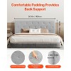 VEVOR Headboard, Full Size Headboard with Adjustable Height, Comfortable Diamond Tufted for Full Size Bed, W 56.3 x H（35.6-47.4）inches, Light Grey - 4 of 4